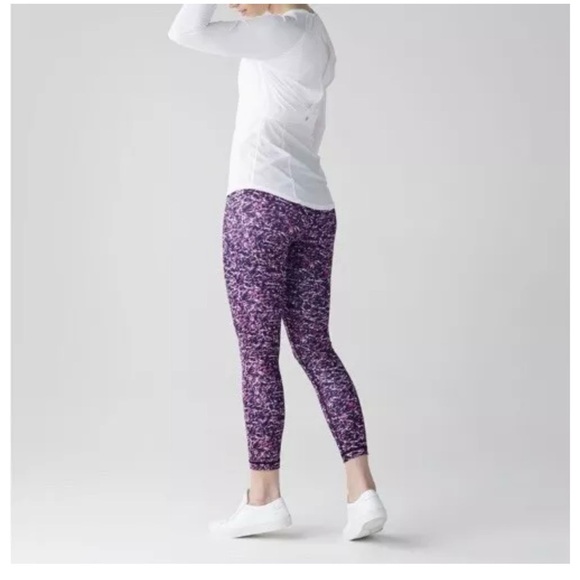 Lululemon Leggings Pink High Times Boom Juice 25” - Picture 2 of 10